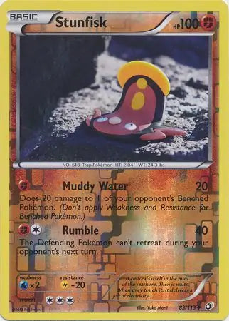 Stunfisk 83/113 (Legendary Treasures)  - Reverse Holofoil | Good Games Adelaide SA