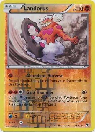 Landorus 85/113 (Legendary Treasures)  - Reverse Holofoil | Good Games Adelaide SA