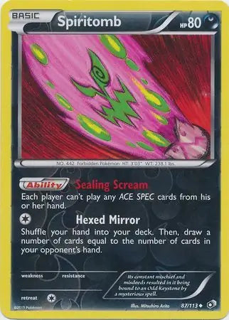 Spiritomb 87/113 (Legendary Treasures)  - Reverse Holofoil | Good Games Adelaide SA