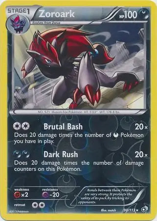 Zoroark 90/113 (Legendary Treasures)  - Reverse Holofoil | Good Games Adelaide SA