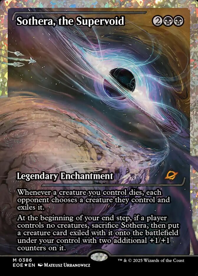 Sothera the Supervoid 386/276 (Edge of Eternities)  - Fracture Foil | Good Games Adelaide SA