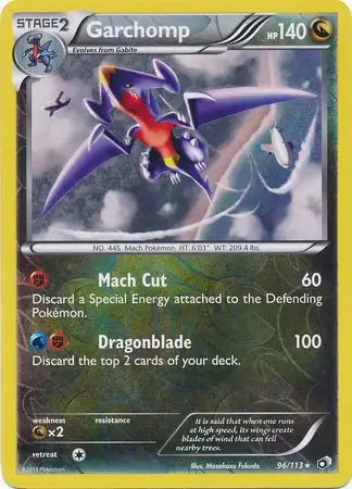 Garchomp 96/113 (Legendary Treasures)  - Reverse Holofoil | Good Games Adelaide SA