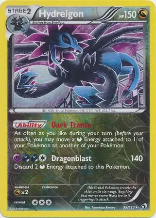 Hydreigon 99/113 (Legendary Treasures)  - Reverse Holofoil | Good Games Adelaide SA