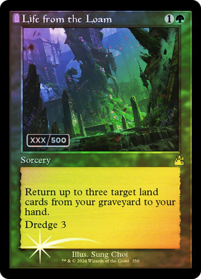 Life from the Loam Serialized 350 (Ravnica Remastered)  - Foil | Good Games Adelaide SA