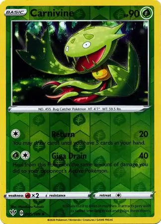 Carnivine 005/189 (SWSH03: Darkness Ablaze)  - Reverse Holofoil | Good Games Adelaide SA