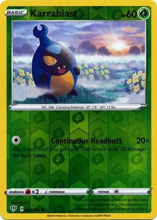 Karrablast 008/189 (SWSH03: Darkness Ablaze)  - Reverse Holofoil | Good Games Adelaide SA