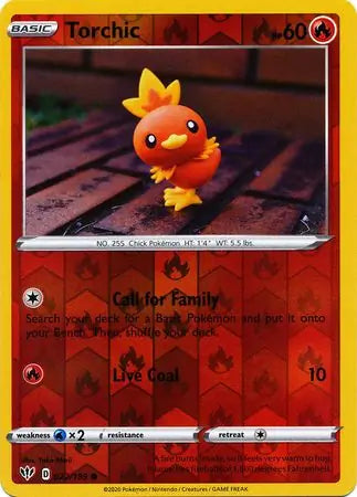 Torchic 022/189 (SWSH03: Darkness Ablaze)  - Reverse Holofoil | Good Games Adelaide SA