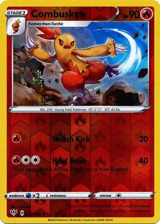 Combusken 023/189 (SWSH03: Darkness Ablaze)  - Reverse Holofoil | Good Games Adelaide SA