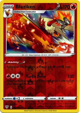 Blaziken 024/189 (SWSH03: Darkness Ablaze)  - Reverse Holofoil | Good Games Adelaide SA