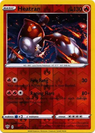 Heatran 025/189 (SWSH03: Darkness Ablaze)  - Reverse Holofoil | Good Games Adelaide SA