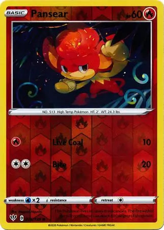 Pansear 026/189 (SWSH03: Darkness Ablaze)  - Reverse Holofoil | Good Games Adelaide SA