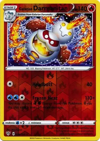 Galarian Darmanitan 028/189 (SWSH03: Darkness Ablaze)  - Reverse Holofoil | Good Games Adelaide SA