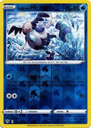 Galarian Mr. Mime 035/189 (SWSH03: Darkness Ablaze)  - Reverse Holofoil | Good Games Adelaide SA