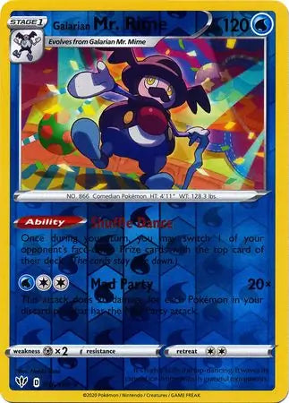 Galarian Mr. Rime 036/189 (SWSH03: Darkness Ablaze)  - Reverse Holofoil | Good Games Adelaide SA