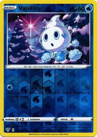 Vanillite 045/189 (SWSH03: Darkness Ablaze)  - Reverse Holofoil | Good Games Adelaide SA