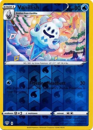 Vanillish 046/189 (SWSH03: Darkness Ablaze)  - Reverse Holofoil | Good Games Adelaide SA