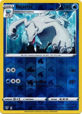 Beartic 049/189 (SWSH03: Darkness Ablaze)  - Reverse Holofoil | Good Games Adelaide SA