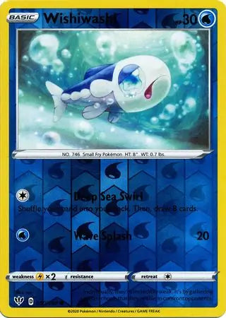 Wishiwashi 050/189 (SWSH03: Darkness Ablaze)  - Reverse Holofoil | Good Games Adelaide SA