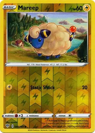 Mareep 055/189 (SWSH03: Darkness Ablaze)  - Reverse Holofoil | Good Games Adelaide SA
