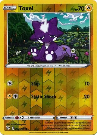 Toxel 062/189 (SWSH03: Darkness Ablaze)  - Reverse Holofoil | Good Games Adelaide SA