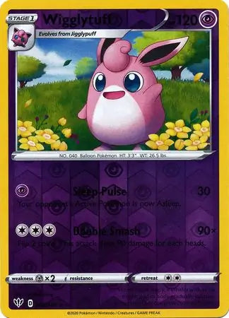 Wigglytuff 068/189 (SWSH03: Darkness Ablaze)  - Reverse Holofoil | Good Games Adelaide SA