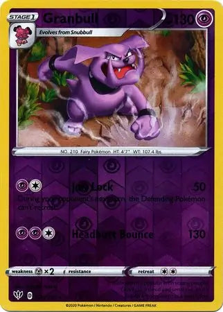 Granbull 071/189 (SWSH03: Darkness Ablaze)  - Reverse Holofoil | Good Games Adelaide SA