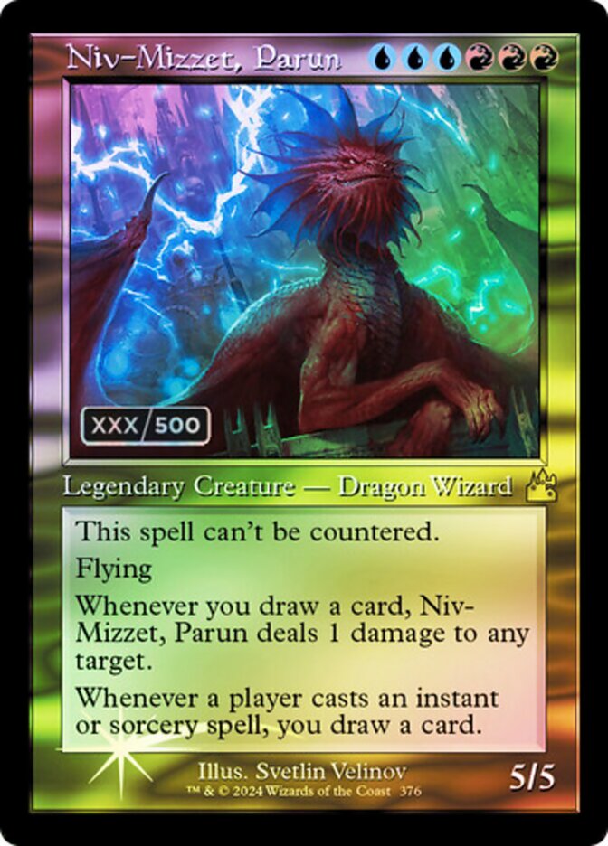 Niv-Mizzet, Parun Serialized 376 (Ravnica Remastered)  - Foil | Good Games Adelaide SA