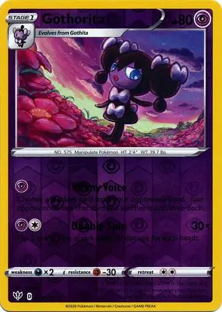 Gothorita 074/189 (SWSH03: Darkness Ablaze)  - Reverse Holofoil | Good Games Adelaide SA