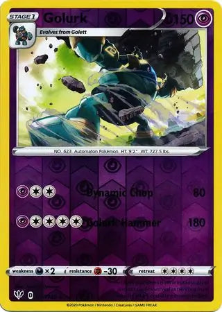 Golurk 077/189 (SWSH03: Darkness Ablaze)  - Reverse Holofoil | Good Games Adelaide SA