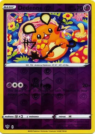 Dedenne 078/189 (SWSH03: Darkness Ablaze)  - Reverse Holofoil | Good Games Adelaide SA