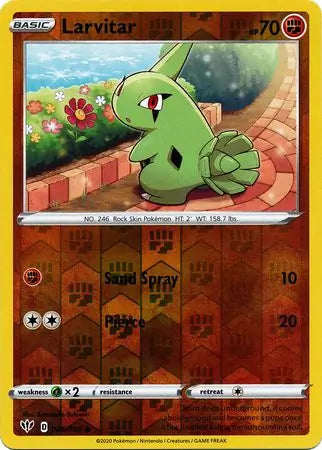 Larvitar 086/189 (SWSH03: Darkness Ablaze)  - Reverse Holofoil | Good Games Adelaide SA