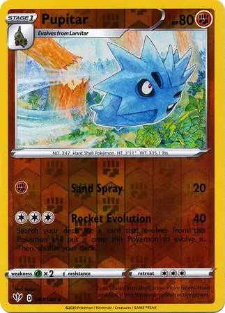 Pupitar 087/189 (SWSH03: Darkness Ablaze)  - Reverse Holofoil | Good Games Adelaide SA