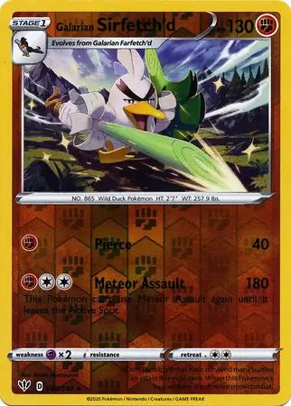 Galarian Sirfetch'd 098/189 (SWSH03: Darkness Ablaze)  - Reverse Holofoil | Good Games Adelaide SA