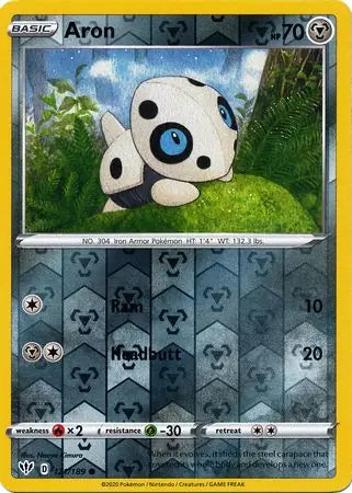 Aron 121/189 (SWSH03: Darkness Ablaze)  - Reverse Holofoil | Good Games Adelaide SA