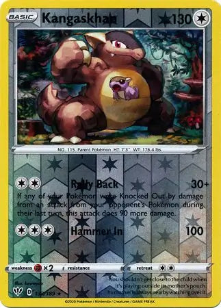 Kangaskhan 133/189 (SWSH03: Darkness Ablaze)  - Reverse Holofoil | Good Games Adelaide SA
