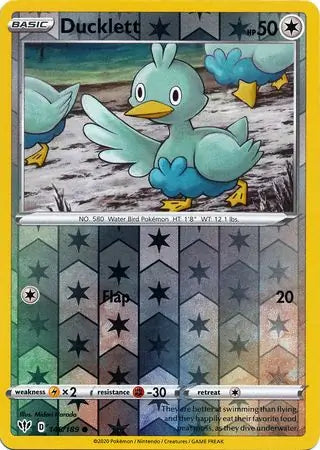 Ducklett 148/189 (SWSH03: Darkness Ablaze)  - Reverse Holofoil | Good Games Adelaide SA