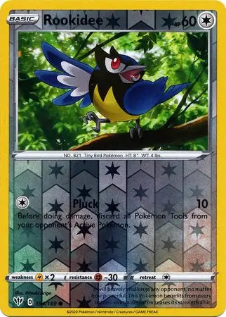 Rookidee 154/189 (SWSH03: Darkness Ablaze)  - Reverse Holofoil | Good Games Adelaide SA