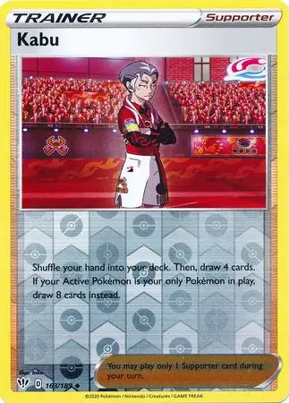 Kabu 163/189 (SWSH03: Darkness Ablaze)  - Reverse Holofoil | Good Games Adelaide SA