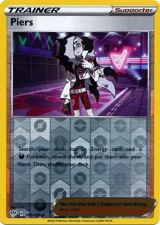 Piers 165/189 (SWSH03: Darkness Ablaze)  - Reverse Holofoil | Good Games Adelaide SA