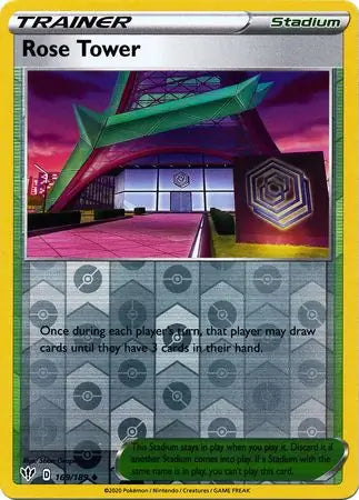 Rose Tower 169/189 (SWSH03: Darkness Ablaze)  - Reverse Holofoil | Good Games Adelaide SA