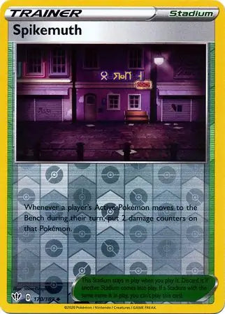 Spikemuth 170/189 (SWSH03: Darkness Ablaze)  - Reverse Holofoil | Good Games Adelaide SA