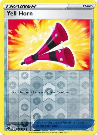 Yell Horn 173/189 (SWSH03: Darkness Ablaze)  - Reverse Holofoil | Good Games Adelaide SA