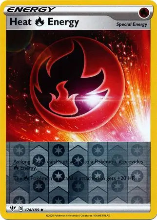 Heat Energy 174/189 (SWSH03: Darkness Ablaze)  - Reverse Holofoil | Good Games Adelaide SA