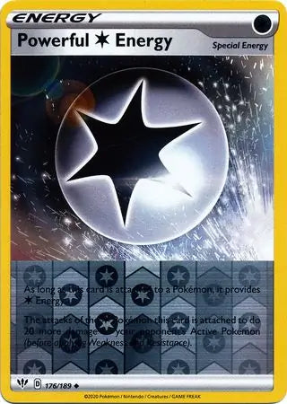 Powerful Energy 176/189 (SWSH03: Darkness Ablaze)  - Reverse Holofoil | Good Games Adelaide SA