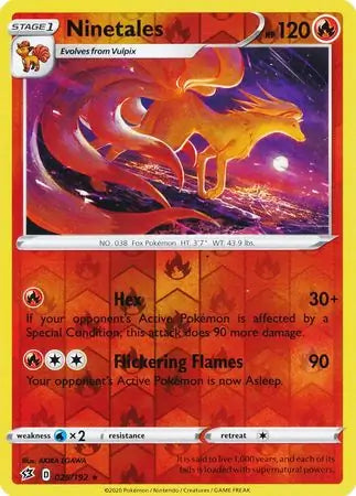 Ninetales 025/192 (SWSH02: Rebel Clash)  - Reverse Holofoil | Good Games Adelaide SA