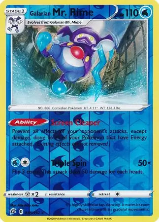 Galarian Mr. Rime 038/192 (SWSH02: Rebel Clash)  - Reverse Holofoil | Good Games Adelaide SA