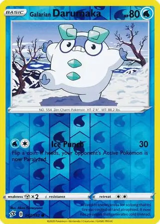 Galarian Darumaka 047/192 (SWSH02: Rebel Clash)  - Reverse Holofoil | Good Games Adelaide SA