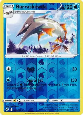 Barraskewda 053/192 (SWSH02: Rebel Clash)  - Reverse Holofoil | Good Games Adelaide SA