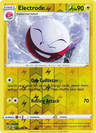 Electrode 057/192 (SWSH02: Rebel Clash)  - Reverse Holofoil | Good Games Adelaide SA