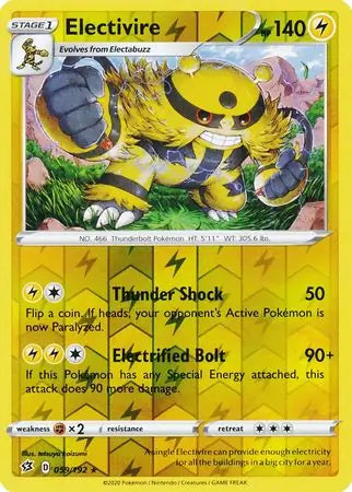 Electivire 059/192 (SWSH02: Rebel Clash)  - Reverse Holofoil | Good Games Adelaide SA